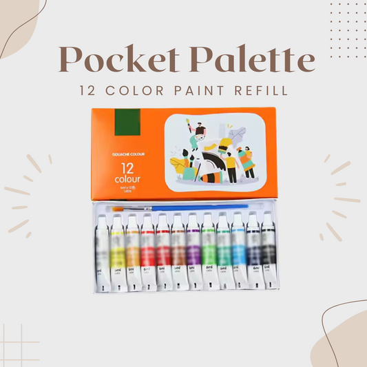 12 Color paint refill